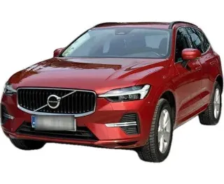 CZERWONY SUV VOLVO XC60 z 2022 r., DIESEL, skrzynia biegów AUTOMATYCZNA 197KM, zdjęcie główne