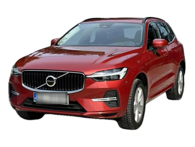 CZERWONY SUV VOLVO XC60 z 2022 r., DIESEL, skrzynia biegów AUTOMATYCZNA 197KM, zdjęcie główne