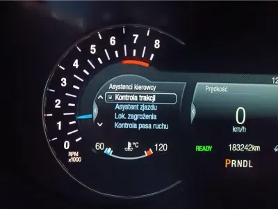 BIAŁY KOMBI FORD S-MAX z 2022 r., BENZYNA, skrzynia biegów AUTOMATYCZNA 150KM, zdjęcie 14 z 18