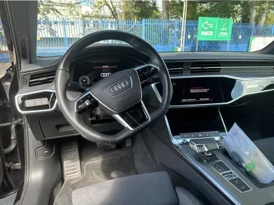 CZARNY SEDAN AUDI A6 z 2022 r., BENZYNA, skrzynia biegów AUTOMATYCZNA 265KM, zdjęcie 18 z 19