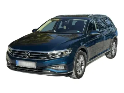 NIEBIESKI KOMBI VOLKSWAGEN PASSAT z 2022 r., BENZYNA, skrzynia biegów AUTOMATYCZNA 150KM, zdjęcie 8 z 19