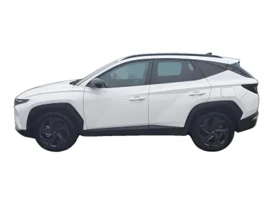 BIAŁY SUV HYUNDAI TUCSON z 2024 r., HYBRYDA/BENZYNA, skrzynia biegów AUTOMATYCZNA 230KM, zdjęcie 12 z 18