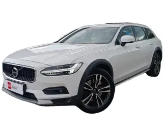 BIAŁY KOMBI VOLVO V90 CROSS COUNTRY z 2021 r., DIESEL, skrzynia biegów AUTOMATYCZNA 235KM, zdjęcie główne