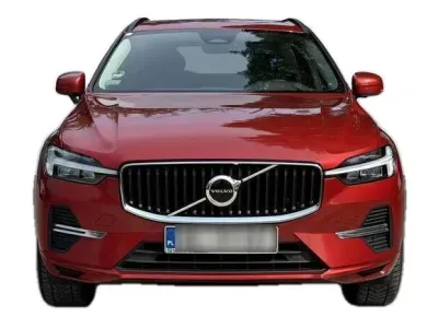 CZERWONY SUV VOLVO XC60 z 2022 r., DIESEL, skrzynia biegów AUTOMATYCZNA 197KM, zdjęcie 2 z 19
