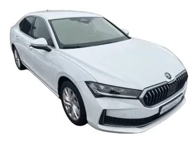 BIAŁY SEDAN SKODA SUPERB LIM. z 2024 r., BENZYNA, skrzynia biegów AUTOMATYCZNA 150KM, zdjęcie 6 z 20