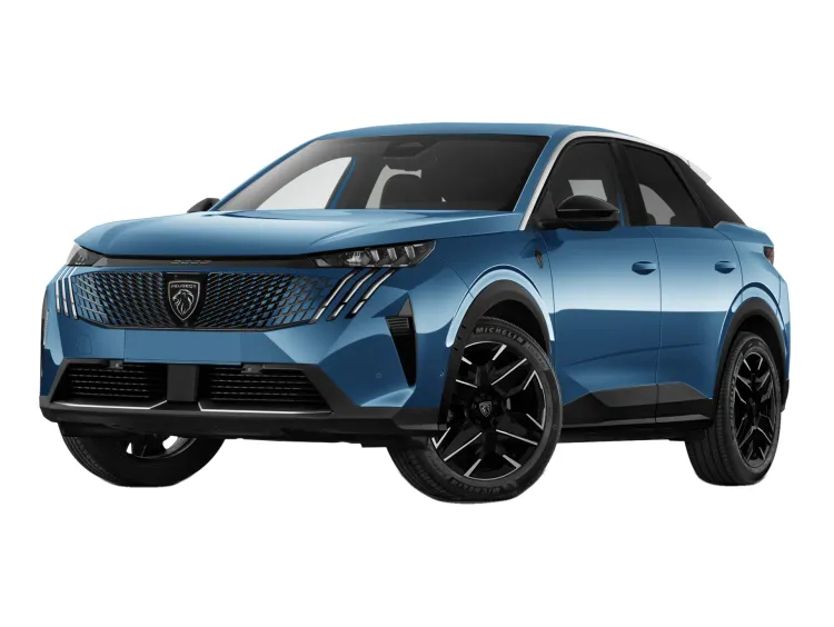 NIEBIESKI SUV PEUGEOT 3008 GT EXCLUSIVE z 2026 r., HYBRYDA/BENZYNA, skrzynia biegów AUTOMATYCZNA 130KM, zdjęcie główne