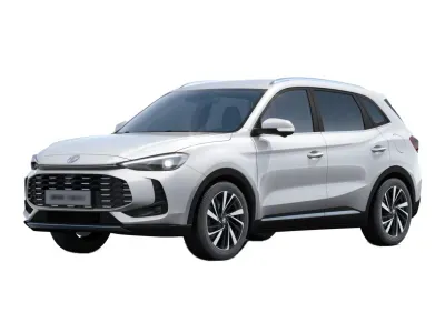 BIAŁY HATCHBACK MG ZS z 2026 r., HYBRYDA/BENZYNA, skrzynia biegów AUTOMATYCZNA 197KM, zdjęcie główne
