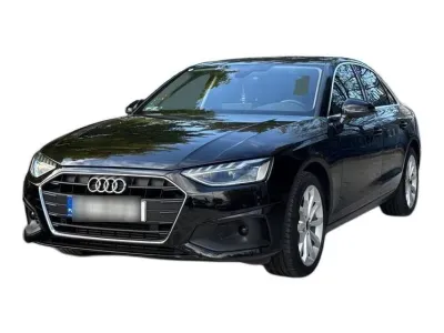 CZARNY SEDAN AUDI A4 z 2022 r., BENZYNA, skrzynia biegów AUTOMATYCZNA 150KM, zdjęcie główne