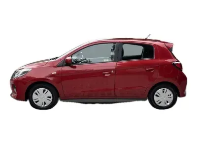 CZERWONY HATCHBACK MITSUBISHI SPACE STAR z 2022 r., BENZYNA, skrzynia biegów AUTOMATYCZNA 71KM, zdjęcie 2 z 19