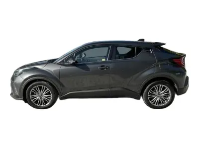 SZARY SUV TOYOTA C-HR z 2022 r., HYBRYDA/BENZYNA, skrzynia biegów AUTOMATYCZNA 122KM, zdjęcie 3 z 19