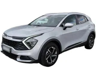 SREBRNY SUV KIA SPORTAGE z 2023 r., BENZYNA, skrzynia biegów AUTOMATYCZNA 110KM, zdjęcie główne