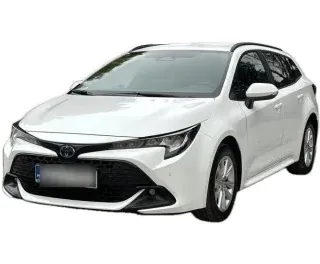 BIAŁY KOMBI TOYOTA COROLLA z 2023 r., HYBRYDA/BENZYNA, skrzynia biegów AUTOMATYCZNA 140KM, zdjęcie główne