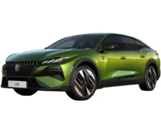 ZIELONY CROSSOVER PEUGEOT 408 GT z 2026 r., HYBRYDA/BENZYNA, skrzynia biegów AUTOMATYCZNA 145KM, zdjęcie główne