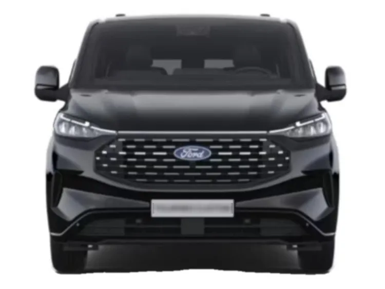 CZARNY KOMBI FORD TOURNEO CUSTOM z 2025 r., DIESEL, skrzynia biegów AUTOMATYCZNA 170KM, zdjęcie główne