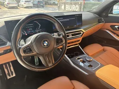 SZARY SEDAN BMW SERIE 3 LIM z 2023 r., BENZYNA, skrzynia biegów AUTOMATYCZNA 184KM, zdjęcie 15 z 18