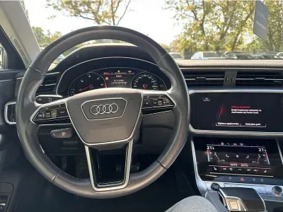 BIAŁY SEDAN AUDI A6 z 2022 r., DIESEL, skrzynia biegów AUTOMATYCZNA 204KM, zdjęcie 10 z 19