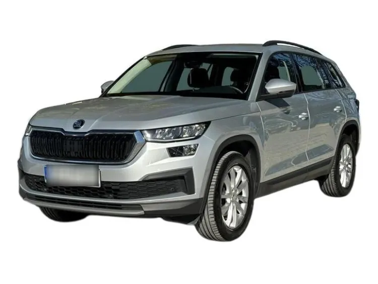 SREBRNY SUV SKODA KODIAQ z 2022 r., BENZYNA, skrzynia biegów AUTOMATYCZNA 150KM, zdjęcie główne