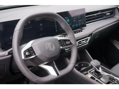 NIEBIESKI SUV MG HS z 2026 r., HYBRYDA/BENZYNA, skrzynia biegów AUTOMATYCZNA 224KM, zdjęcie 3 z 9