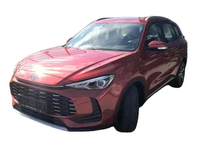 CZERWONY SUV MG ZS HYBRID z 2026 r., HYBRYDA/BENZYNA, skrzynia biegów AUTOMATYCZNA 197KM, zdjęcie 2 z 17