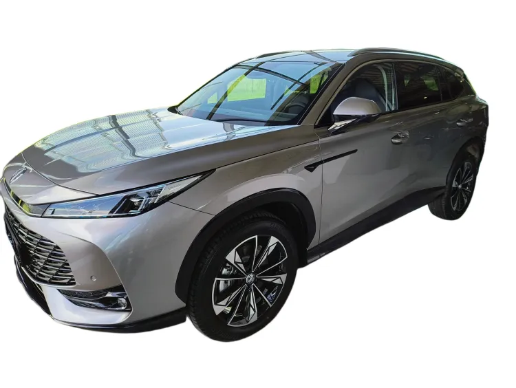 SREBRNY SUV MG HS HYBRID+ z 2026 r., HYBRYDA/BENZYNA, skrzynia biegów AUTOMATYCZNA 224KM, zdjęcie główne