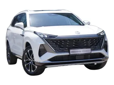 SZARY SUV MG MGS9 PHEV z 2026 r., HYBRYDA/BENZYNA, skrzynia biegów AUTOMATYCZNA 299KM, zdjęcie 3 z 12