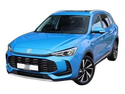 NIEBIESKI SUV MG ZS z 2025 r., HYBRYDA/BENZYNA, skrzynia biegów AUTOMATYCZNA 197KM, zdjęcie 13 z 13