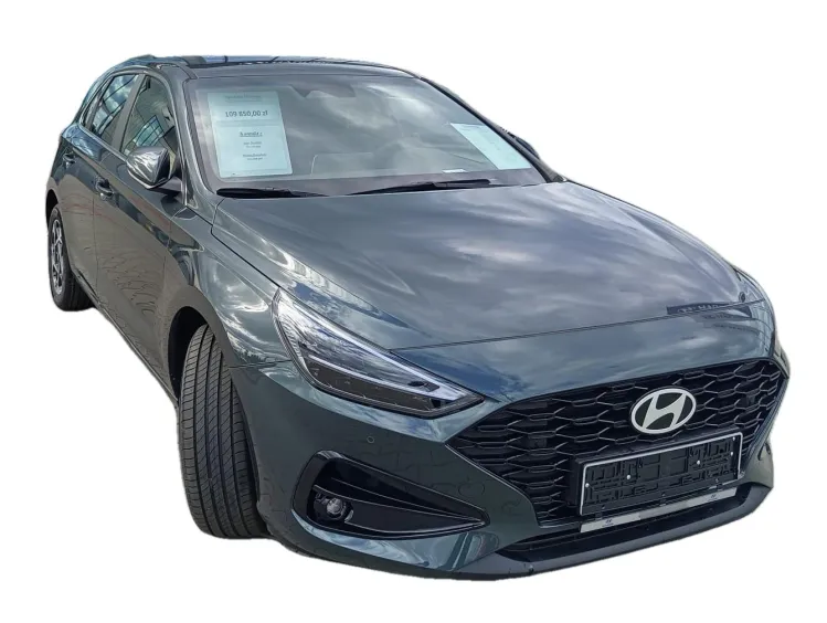 ZIELONY HATCHBACK HYUNDAI I30 z 2025 r., BENZYNA, skrzynia biegów AUTOMATYCZNA 140KM, zdjęcie główne