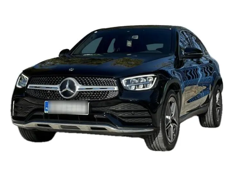 CZARNY SUV MERCEDES CLASE GLC z 2022 r., BENZYNA, skrzynia biegów AUTOMATYCZNA 211KM, zdjęcie główne
