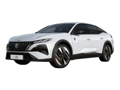 BIAŁY CROSSOVER PEUGEOT 408 GT z 2026 r., HYBRYDA/BENZYNA, skrzynia biegów AUTOMATYCZNA 145KM, zdjęcie główne