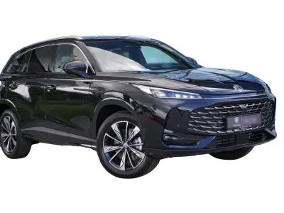 CZARNY SUV MG HS z 2026 r., HYBRYDA/BENZYNA, skrzynia biegów AUTOMATYCZNA 224KM, zdjęcie 3 z 9