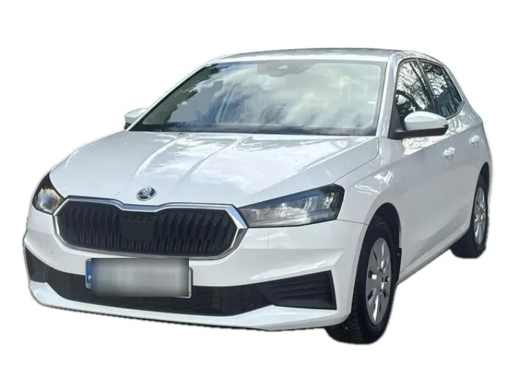 BIAŁY HATCHBACK SKODA FABIA z 2023 r., BENZYNA, skrzynia biegów MANUALNA 110KM, zdjęcie główne