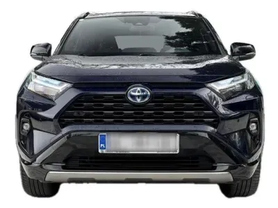 NIEBIESKI SUV TOYOTA RAV4 z 2023 r., HYBRYDA/BENZYNA, skrzynia biegów AUTOMATYCZNA 218KM, zdjęcie 5 z 19