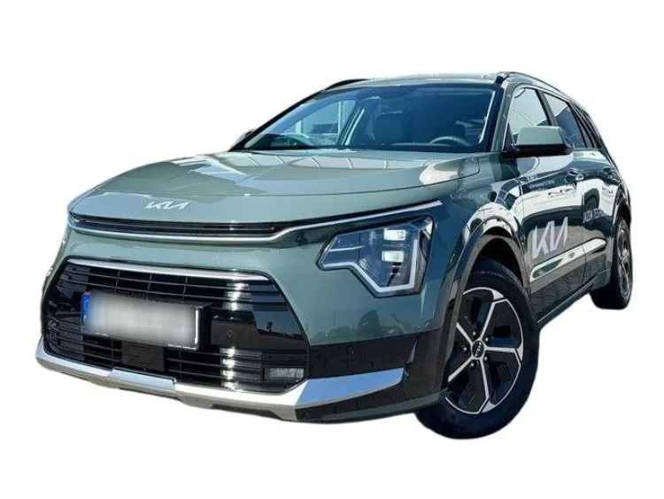 ZIELONY SUV KIA NIRO z 2026 r., HYBRYDA/BENZYNA, skrzynia biegów AUTOMATYCZNA 100KM, zdjęcie główne