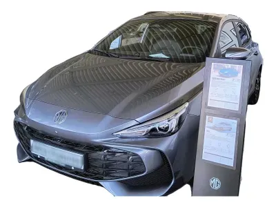 SREBRNY HATCHBACK MG 3 HYBRID + z 2026 r., HYBRYDA/BENZYNA, skrzynia biegów AUTOMATYCZNA 195KM, zdjęcie 2 z 18