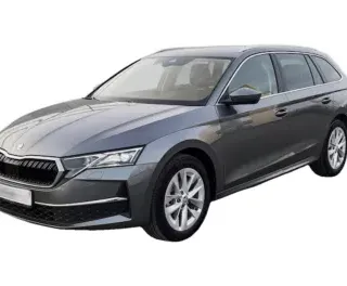 SZARY KOMBI SKODA OCTAVIA COMBI z 2024 r., BENZYNA, skrzynia biegów MANUALNA 150KM, zdjęcie główne