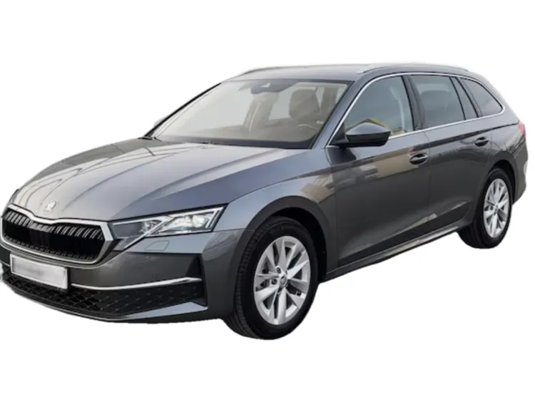 SZARY KOMBI SKODA OCTAVIA COMBI z 2024 r., BENZYNA, skrzynia biegów MANUALNA 150KM, zdjęcie główne
