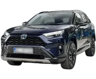 NIEBIESKI SUV TOYOTA RAV4 z 2023 r., HYBRYDA/BENZYNA, skrzynia biegów AUTOMATYCZNA 218KM, zdjęcie główne