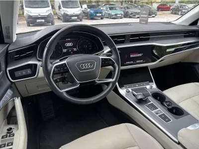 SZARY SEDAN AUDI A6 z 2022 r., DIESEL, skrzynia biegów AUTOMATYCZNA 163KM, zdjęcie 17 z 19