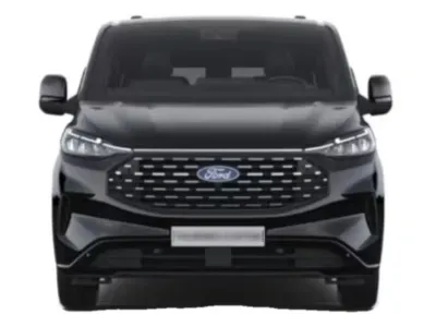 CZARNY KOMBI FORD TOURNEO CUSTOM z 2025 r., DIESEL, skrzynia biegów AUTOMATYCZNA 170KM, zdjęcie 2 z 3