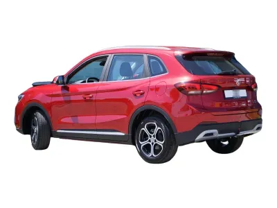CZERWONY SUV MG ZS z 2026 r., HYBRYDA/BENZYNA, skrzynia biegów AUTOMATYCZNA 197KM, zdjęcie 3 z 10