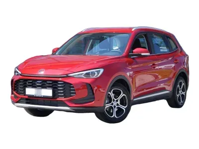 CZERWONY SUV MG ZS z 2026 r., HYBRYDA/BENZYNA, skrzynia biegów AUTOMATYCZNA 197KM, zdjęcie 2 z 10