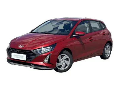 CZERWONY HATCHBACK HYUNDAI I20 z 2024 r., BENZYNA, skrzynia biegów MANUALNA 84KM, zdjęcie główne