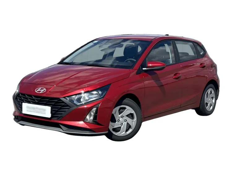 CZERWONY HATCHBACK HYUNDAI I20 z 2024 r., BENZYNA, skrzynia biegów MANUALNA 84KM, zdjęcie główne
