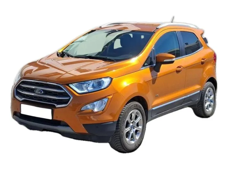 POMARAŃCZOWY SUV FORD ECOSPORT z 2018 r., DIESEL, skrzynia biegów MANUALNA 92KM, zdjęcie główne