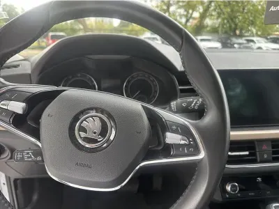 BIAŁY SUV SKODA KAMIQ z 2022 r., BENZYNA, skrzynia biegów AUTOMATYCZNA 110KM, zdjęcie 12 z 17