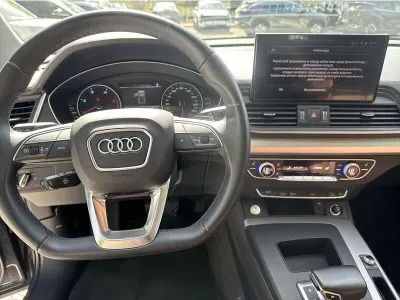 SZARY SUV AUDI Q5 z 2022 r., DIESEL, skrzynia biegów AUTOMATYCZNA 204KM, zdjęcie 2 z 19