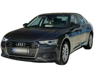 SZARY SEDAN AUDI A6 z 2022 r., DIESEL, skrzynia biegów AUTOMATYCZNA 163KM, zdjęcie główne