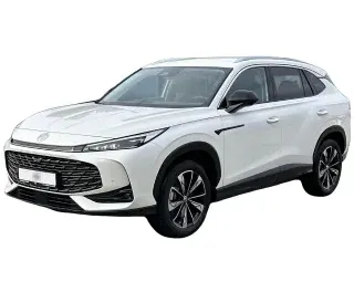 BIAŁY SUV MG HS `25 HEV z 2026 r., HYBRYDA/BENZYNA, skrzynia biegów AUTOMATYCZNA 224KM, zdjęcie główne