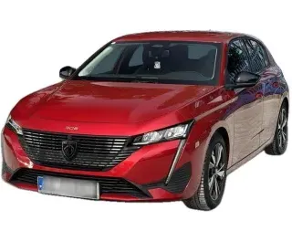 CZERWONY HATCHBACK PEUGEOT 308 z 2023 r., BENZYNA, skrzynia biegów AUTOMATYCZNA 131KM, zdjęcie główne