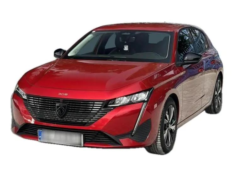 CZERWONY HATCHBACK PEUGEOT 308 z 2023 r., BENZYNA, skrzynia biegów AUTOMATYCZNA 131KM, zdjęcie główne